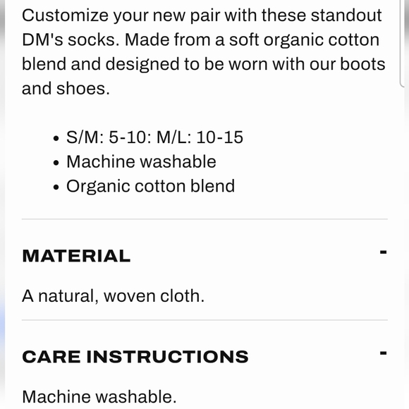 NWT Men's Dr. Martens Marl Burgundy and Cream Casual Socks - Picture 5 of 5